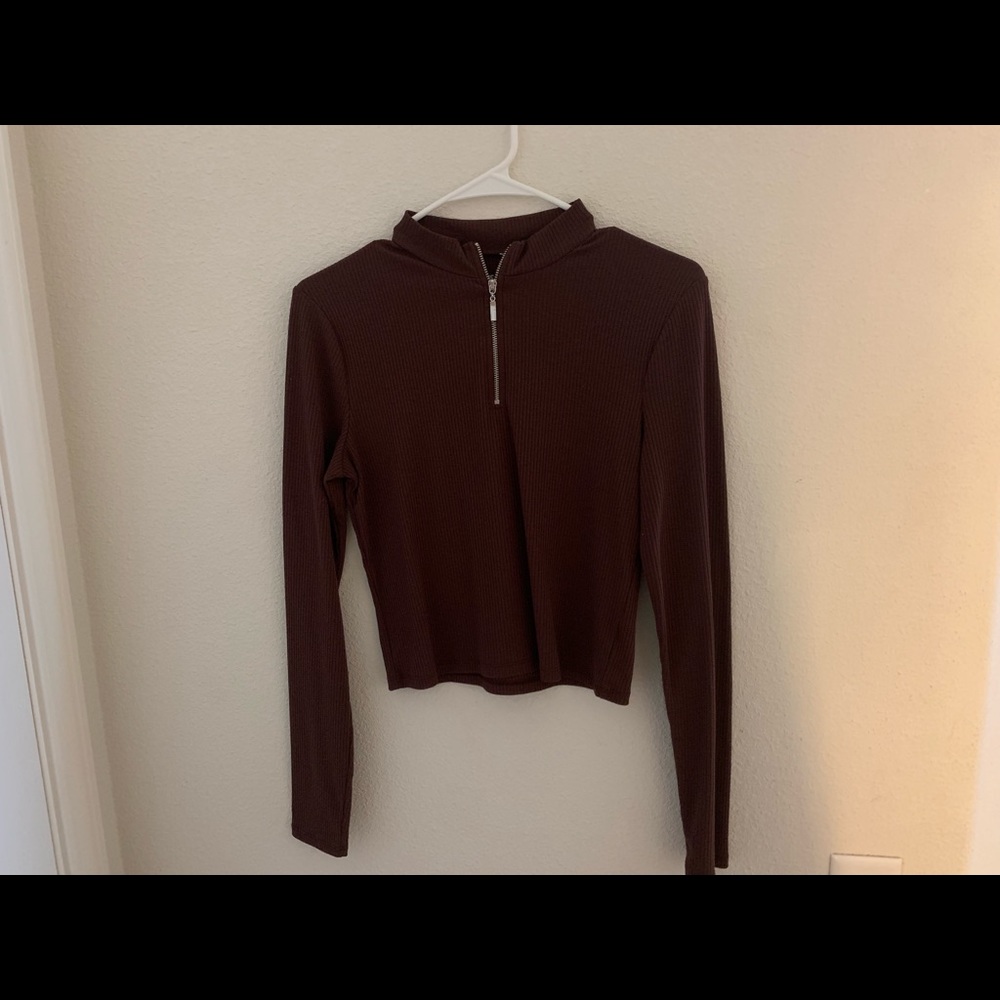 mauve long sleeve